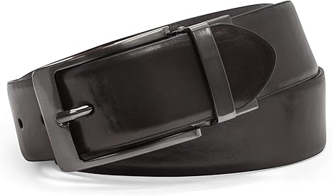 Steve Madden Men Belt Black Casual Formal Leather Belt