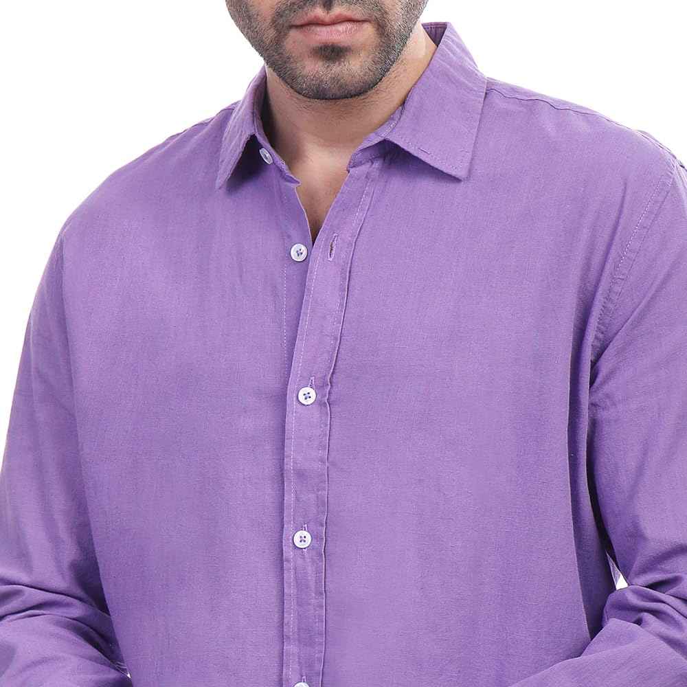 Coup mens Linen Shirt With Long Sleeves SHIRT - Safqqa Egypt