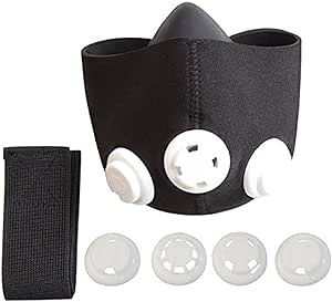 قناع تدريب ELEVATION TRAINING MASK 2.0 مقاس كبير (أكثر من 114 كجم) - بما في ذلك حزام الرأس 