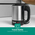 Geepas 0.5 Liters Silver and Black Kettle, GK175