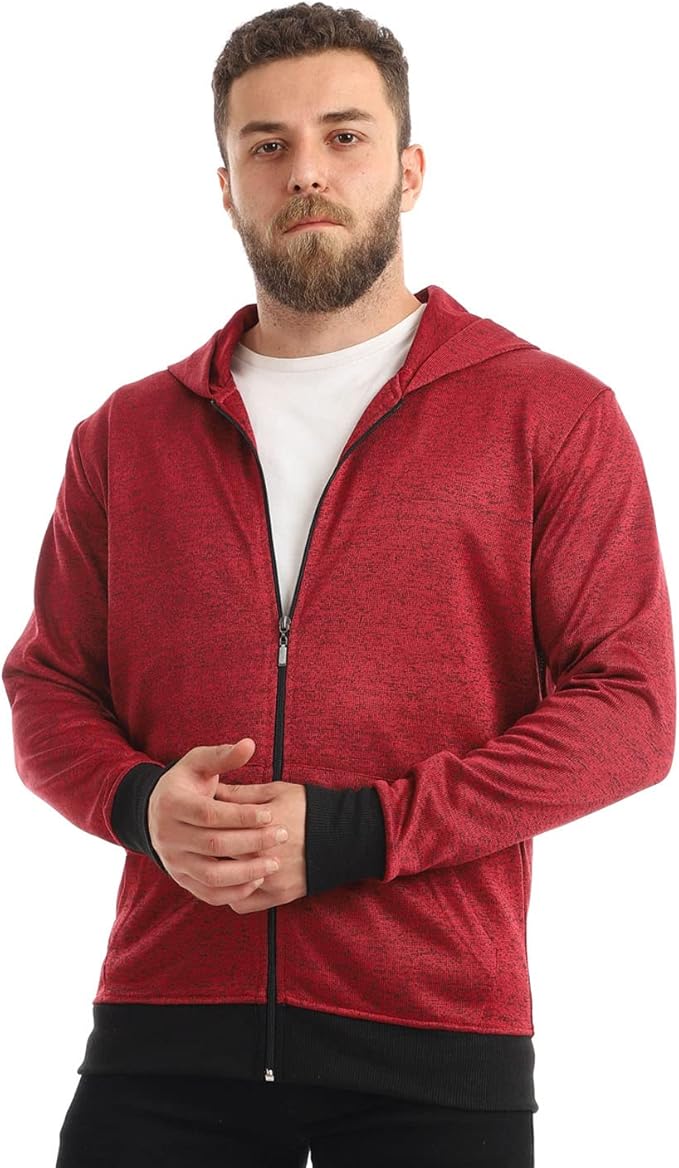 offcliff Men zipper jacket with hoodie