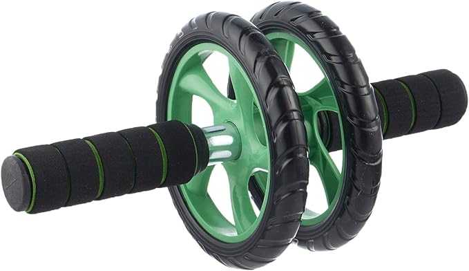 Generic Exercise Ab Roller Wheel with Yoga Mat Multi Color Home Fitness Set
