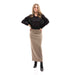 esla_ Skirt For Womens_Dark Beige - Safqqa Egypt