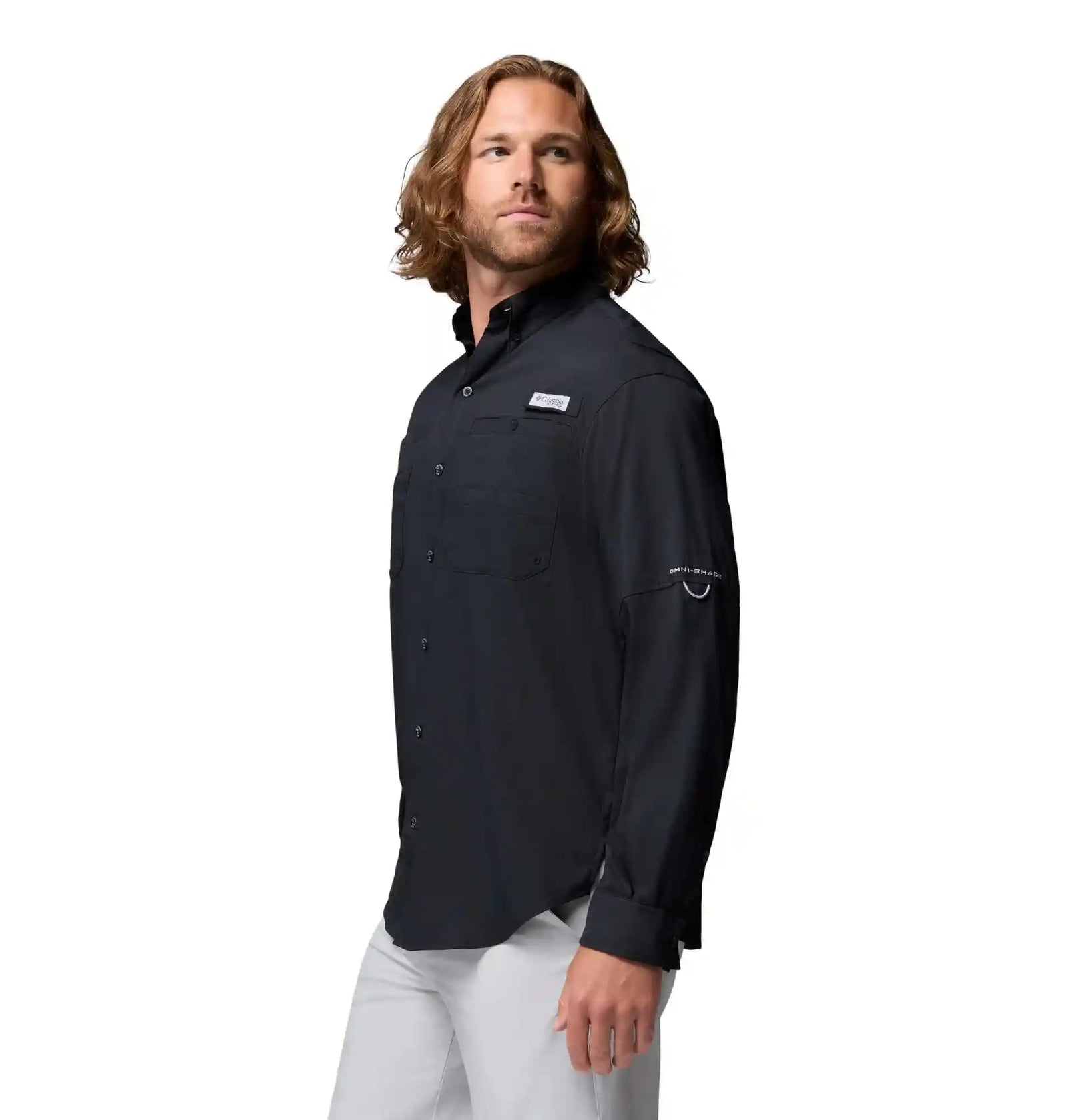 Columbia Men's Plus Tamiami II Long Sleeve Shirt, Black - Large - Safqqa Egypt