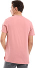 Ravin Men's Ribbed Crew Neck Solid Basic Cotton T-Shirt