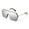 FEISEDY Classic Rimless Sunglasses – Stylish Retro Design for Women & Men