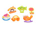 Generic Plastic Baby Rattle Set , 6 pieces  Made from safe, non‑toxic plastic - Safqqa