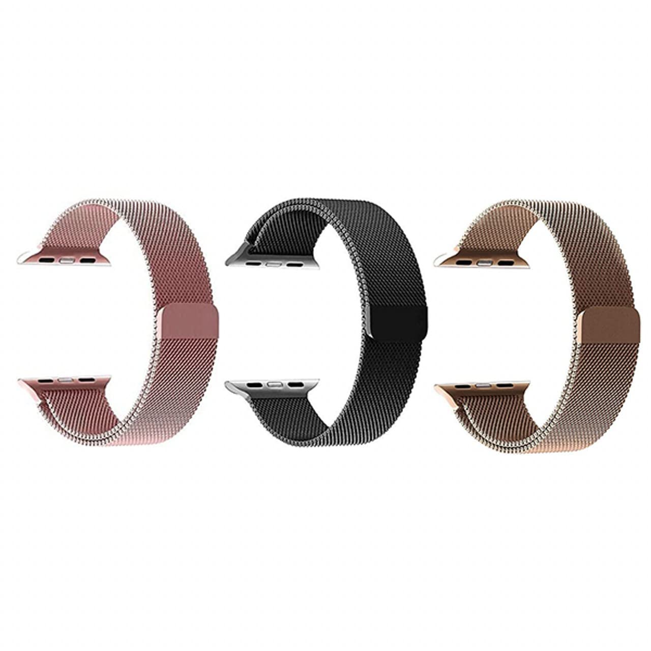 سوار ساعة ابل  المغناطيسي من Generic (3 قطع) يوفر لك طريقة أنيقة وعملية لتغيير إطلالة ساعتك الذكية.