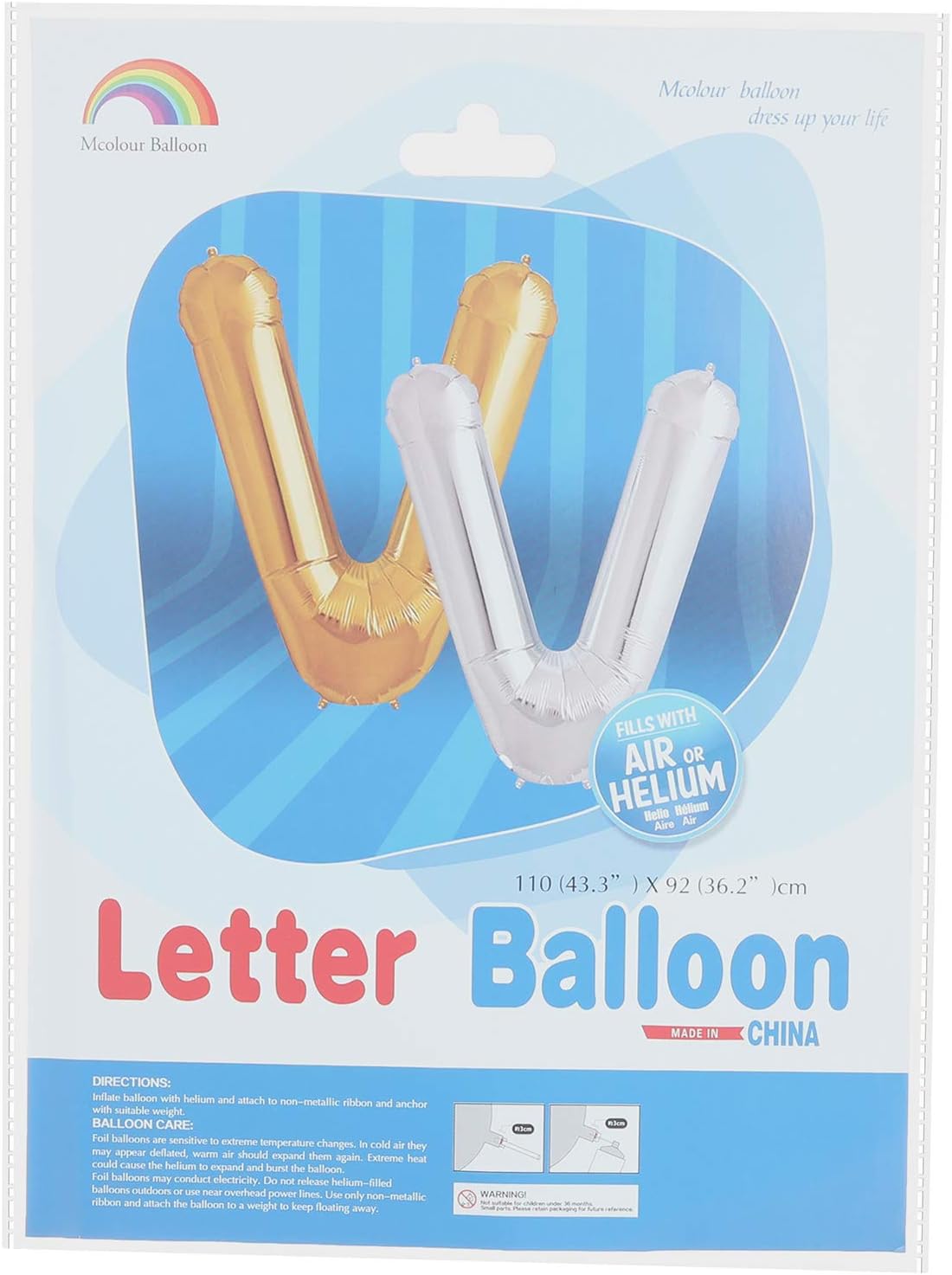 Mcolour Balloon Foil Balloons For Parties And Birthdays Letter Z Shaped, Silver