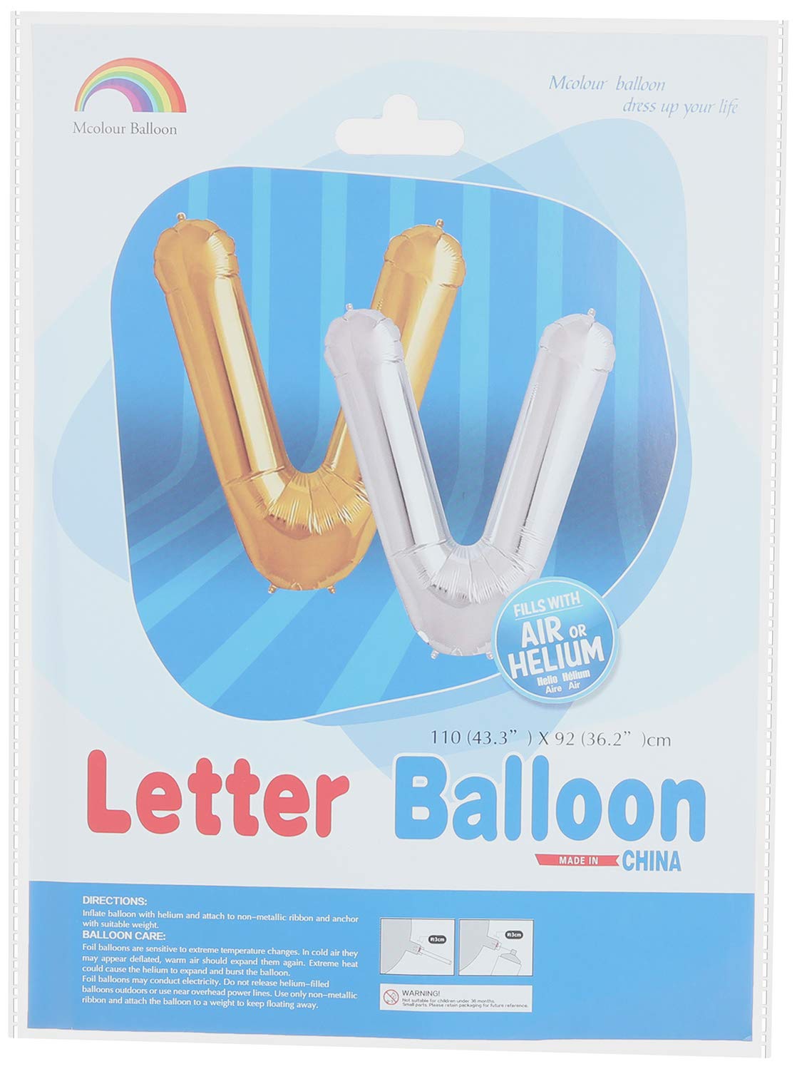 Mcolour Balloon Foil Balloons For Parties And Birthdays Letter Z Shaped, Silver