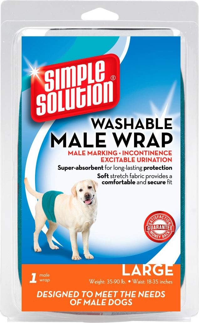 Simple Solution Washable Male Wrap Dog Diaper