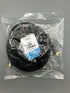 KabelDirekt 188 7.5m Coaxial Aerial/Antenna Cable with angle 90 Â° (Male to Female, 75 Ohm, for TV, HDTV, radio, DVB-T2, DVB-C, DVB-S) PRO Series black