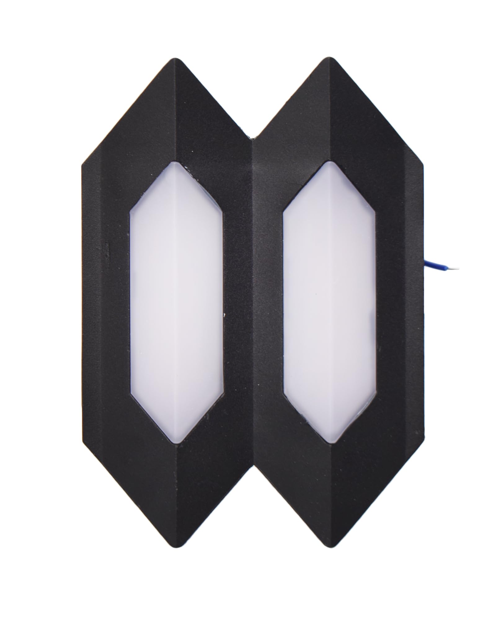 أبليك إضاءة جداري يوجه لأعلى وأسفل من جولدن لايتنينج صفراء دافئة 1028-2BK أسود