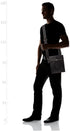 EDITORA 34  By Amr Diab Men Crossbody With Small Logo And Zipper Bag, Black, One Size