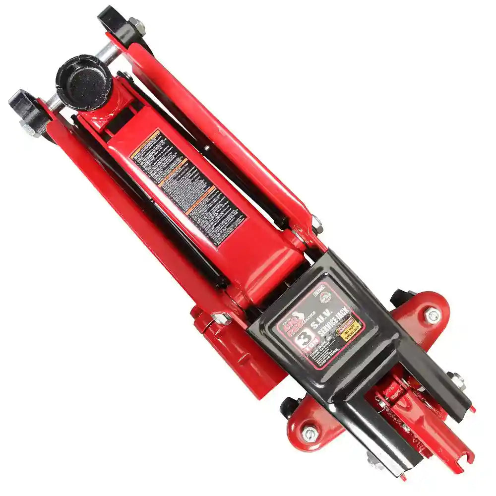 BIG RED T83006 Torin Hydraulic Trolley Jack – 3 Ton Capacity with Extra Saddle