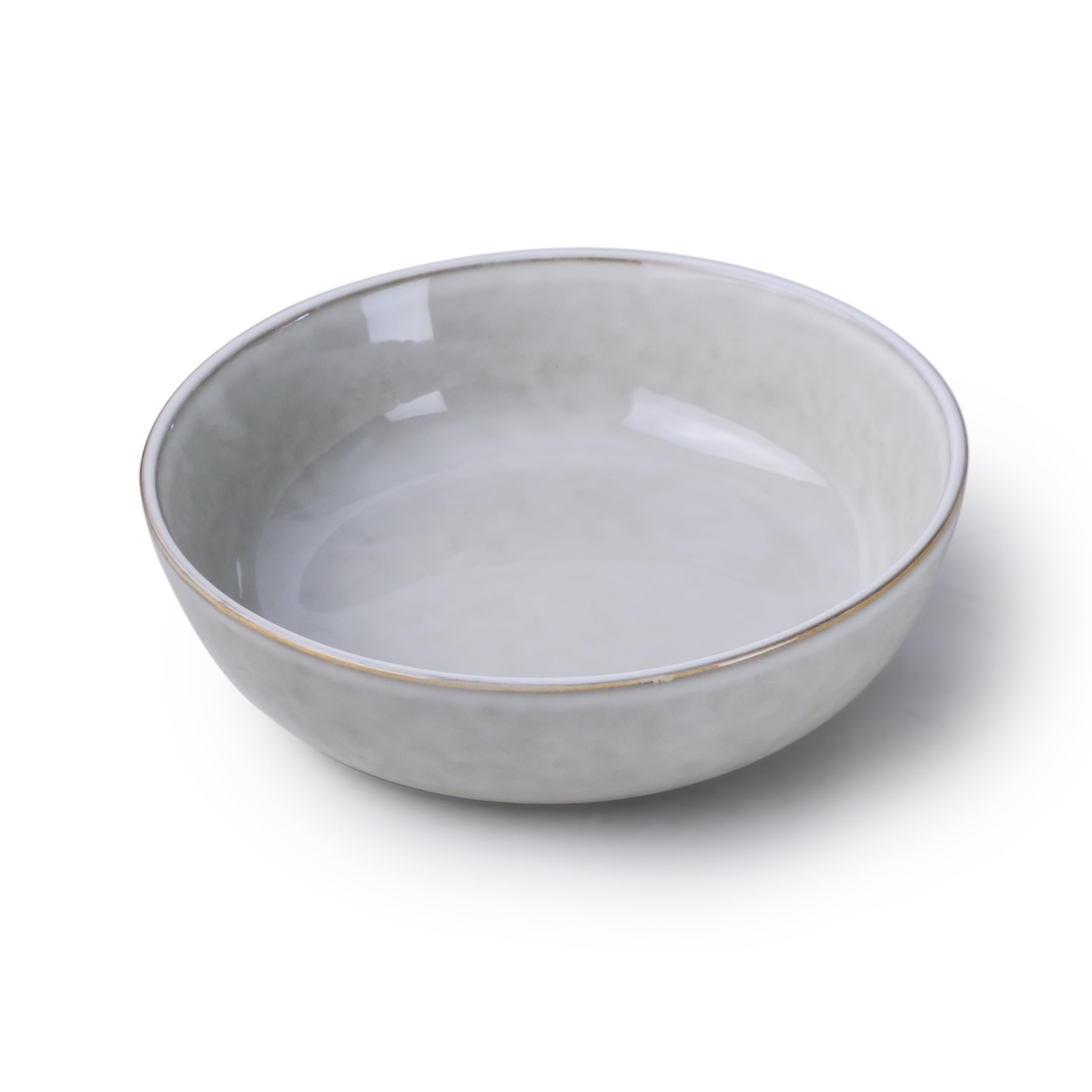 Cuisine Art Ceramic Bowl for Soups Salads Desserts  Snacks  Durable Stoneware Microwave