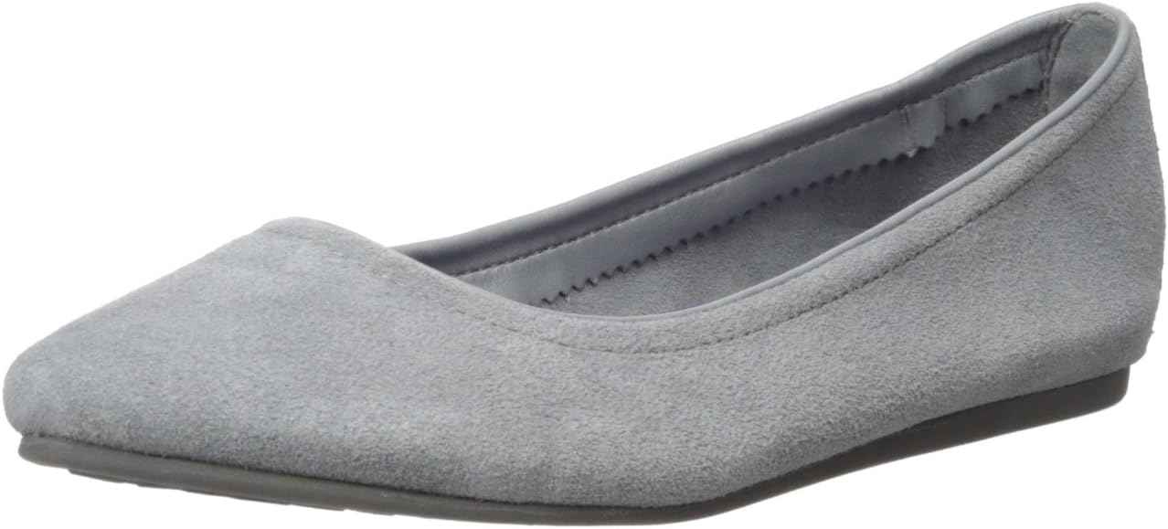 Crocs Womens Lina Suede Ballet Flat, Color Grey, Size 36/37 EU