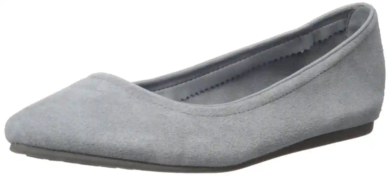 Crocs Womens Lina Suede Ballet Flat, Color Grey, Size 36/37 EU