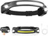 AlpsWolf Rechargeable LED Headlamp – 2 XPE & COB LEDs, 260° Wide Beam, IPX4 Waterproof, Sensor Mode (1 Pack)