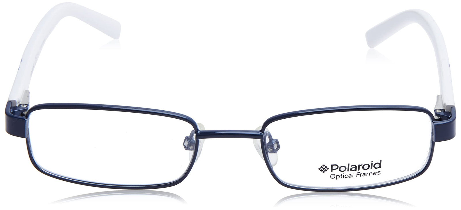 Polaroid K006 Two-Tone Rectangular Medical Glasses for Kids - Navy & White