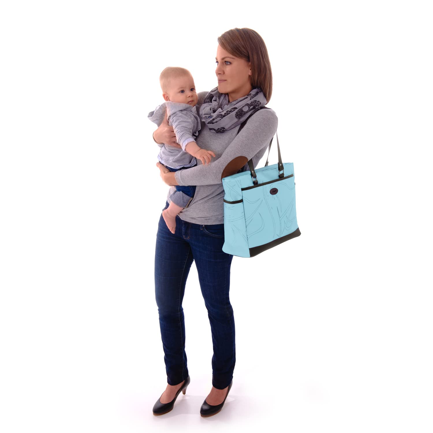 Hauck 522615 sammy changing baby bag, blue