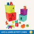 Battat Sorting & Stacking Boxes – Nesting Toddler Educational Toy with Numbers, Letters & Shapes (2+ Years)