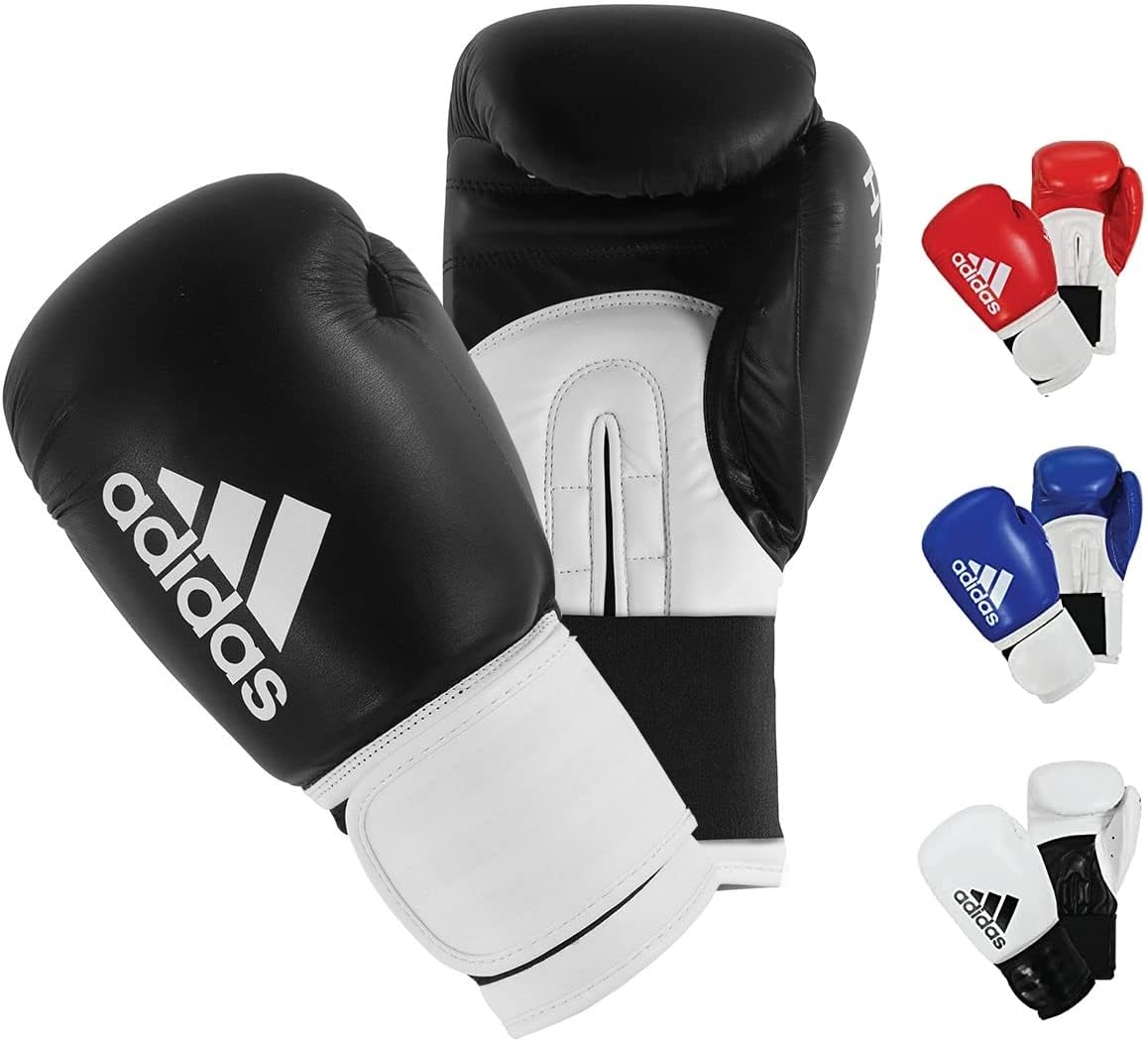 Adidas Boxing Gloves - Black and White, 8 oz