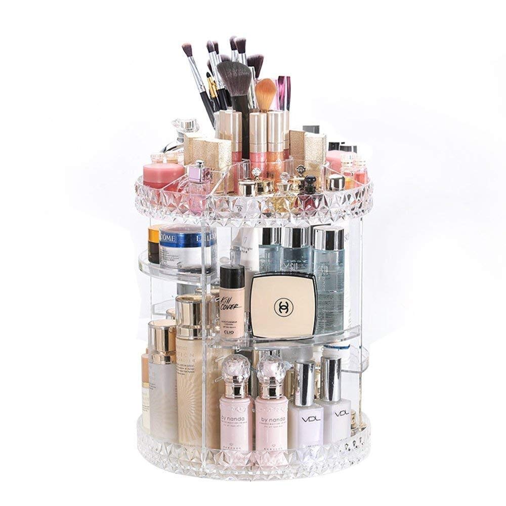 Spaceshoop Acrylic Makeup Organizer For Storing Cosmetics - Safqqa
