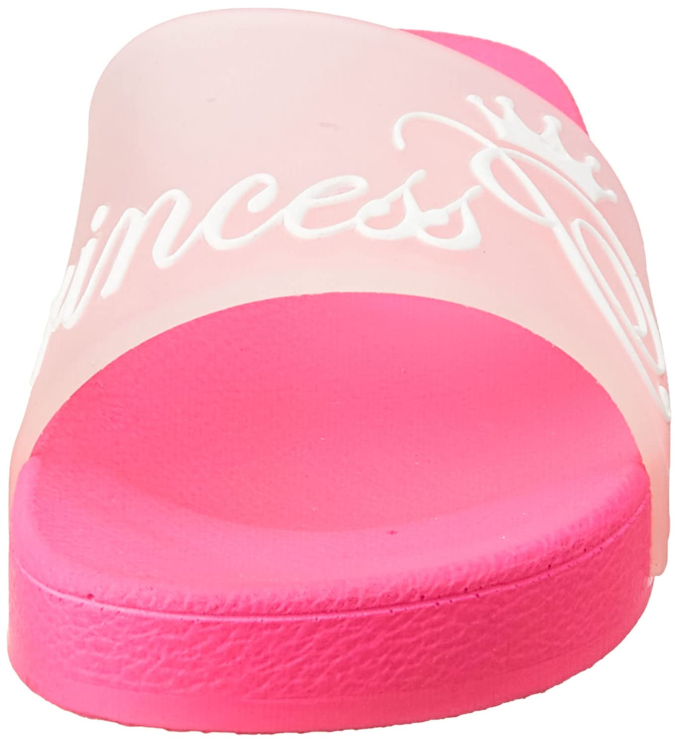 Club Aldo Embossed Princess Letter Print Contrast Sole Slides for Women