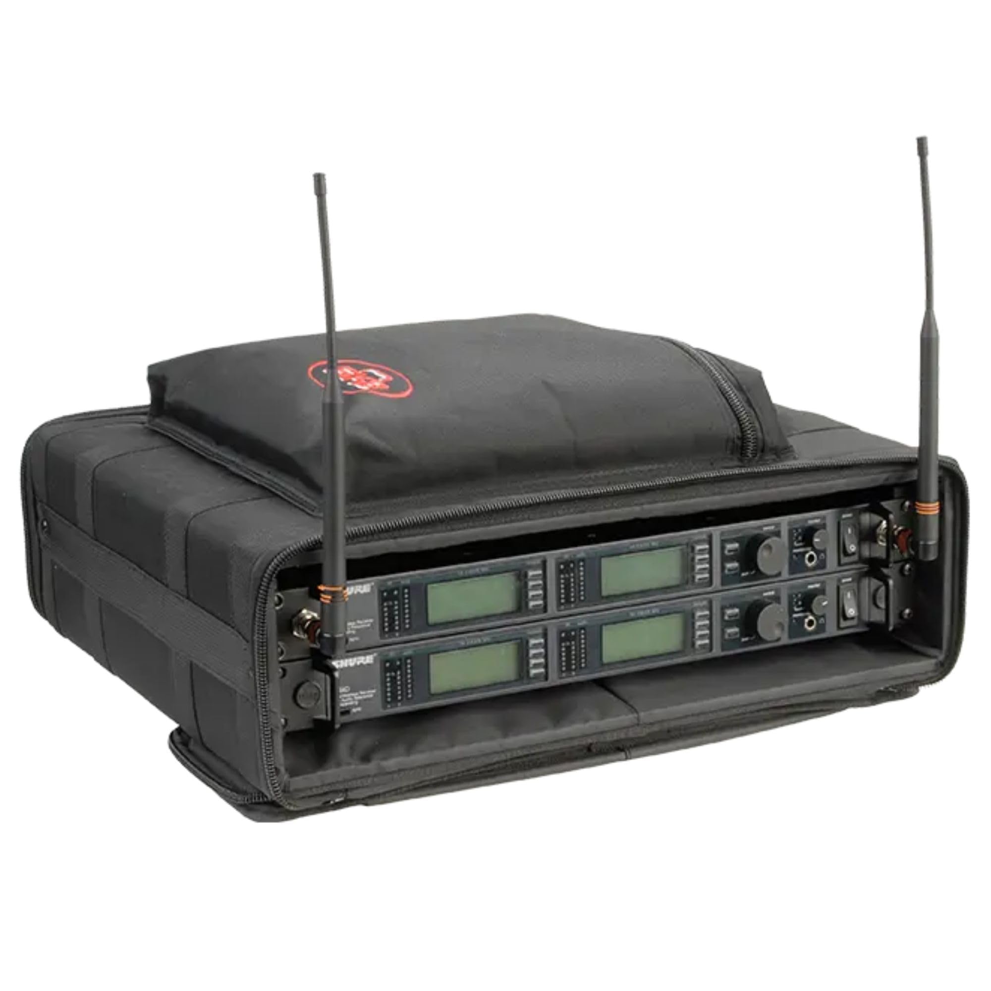 Skb Two Space Soft Rack Case, 2U Size, Black