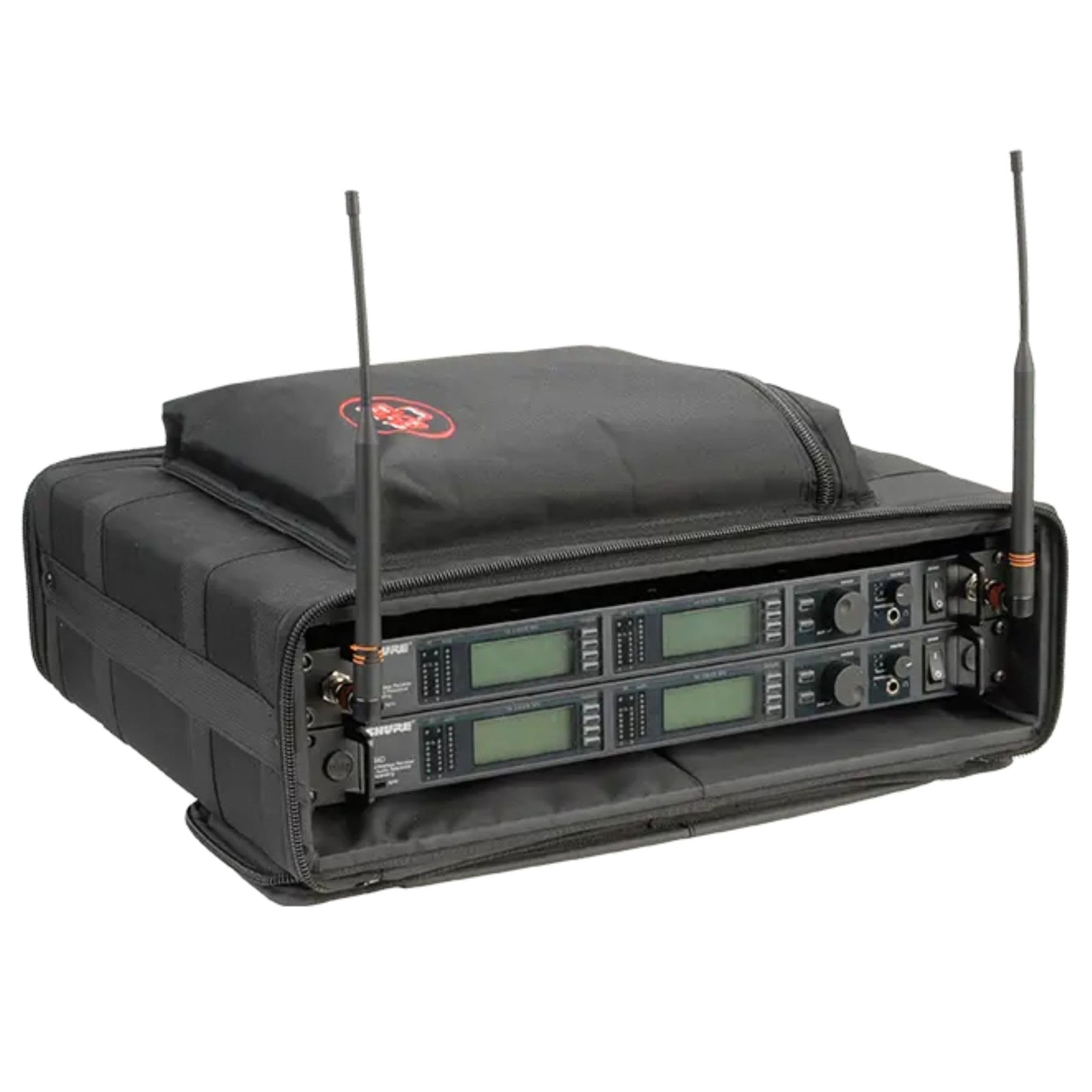 Skb Two Space Soft Rack Case, 2U Size, Black