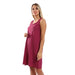 Kady Women Slip On Striped Sleepshirt with Side Patch Pocket - Safqqa Egypt