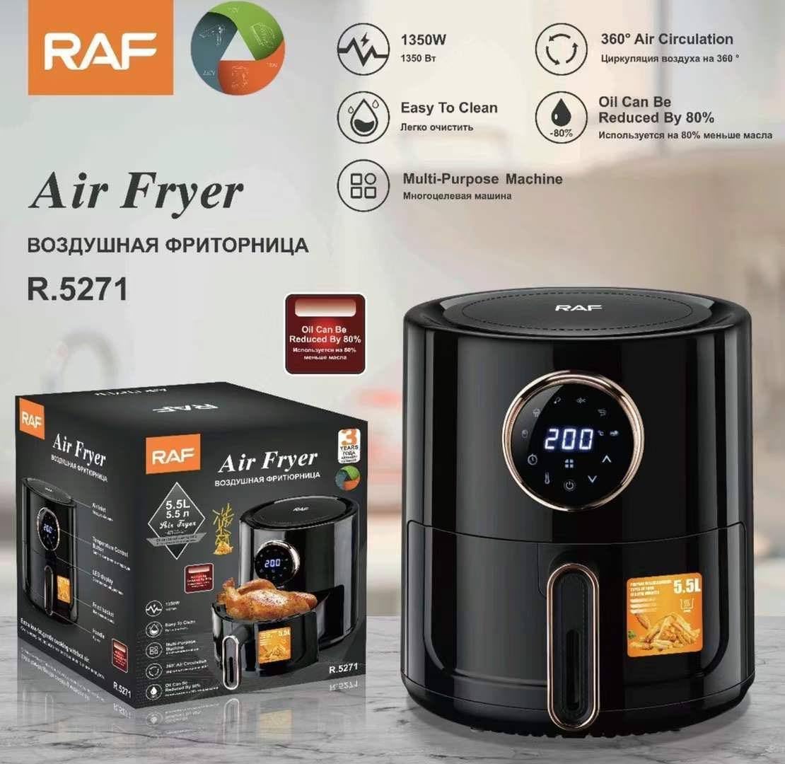 RAF Essential Air Fryer, 5.5 Liters, 1350 Watt – Model R.5271