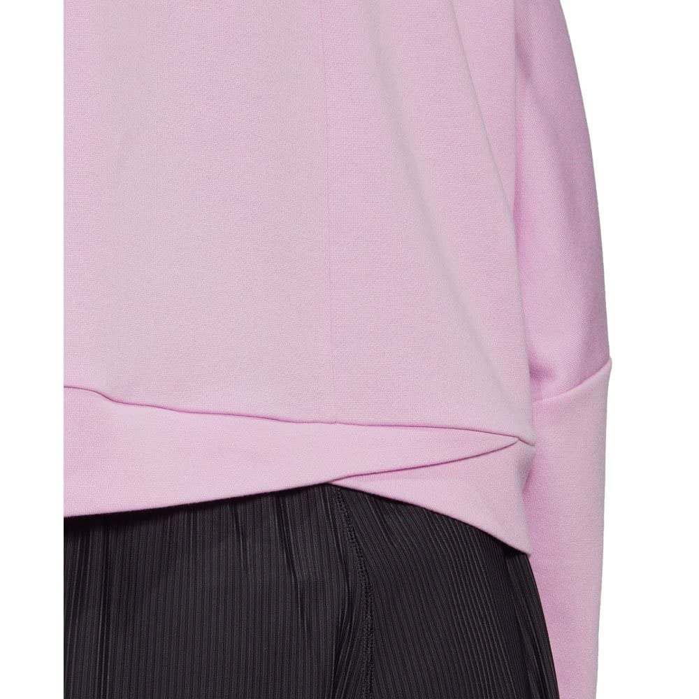 سويت شيرت أديداس للنساء مصنوع من قماش ناعم ومريح من الصوف الفرنسي للدفء والراحة