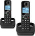 Alcatel F860 Duo Wireless Telephone/2 Headphones/Unwanted Call Block/Speakerphone/Illuminated Display/Caller ID/100 Digit Memory/Redial Button/Different Tones/Bell Intensity Control