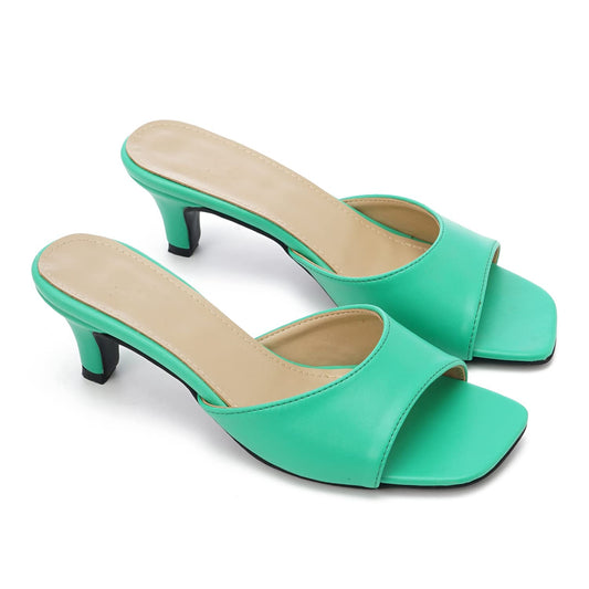 Women's Mid Heel Mule Sandal