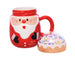 Generic A Ceramic Mug With An Old Man Design And a Tightly Sealed Lid. - Safqqa