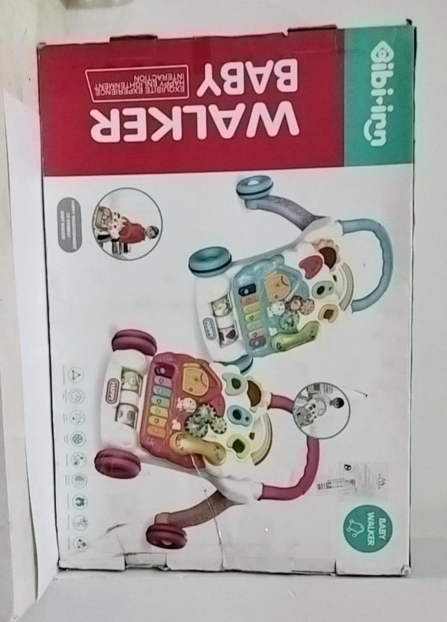 Musical Rocking Chair with Lights Interactive Rocker for Kids (Up to 18kg) Fun Music & Light Features for Playtime & Early Development - Multicolor