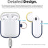 Elago duo hang case (compatible with airpods 1 and 2) body-jean indigo / top-classic white, yellow - Safqqa Egypt