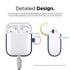 Elago duo hang case (compatible with airpods 1 and 2) body-jean indigo / top-classic white, yellow - Safqqa Egypt