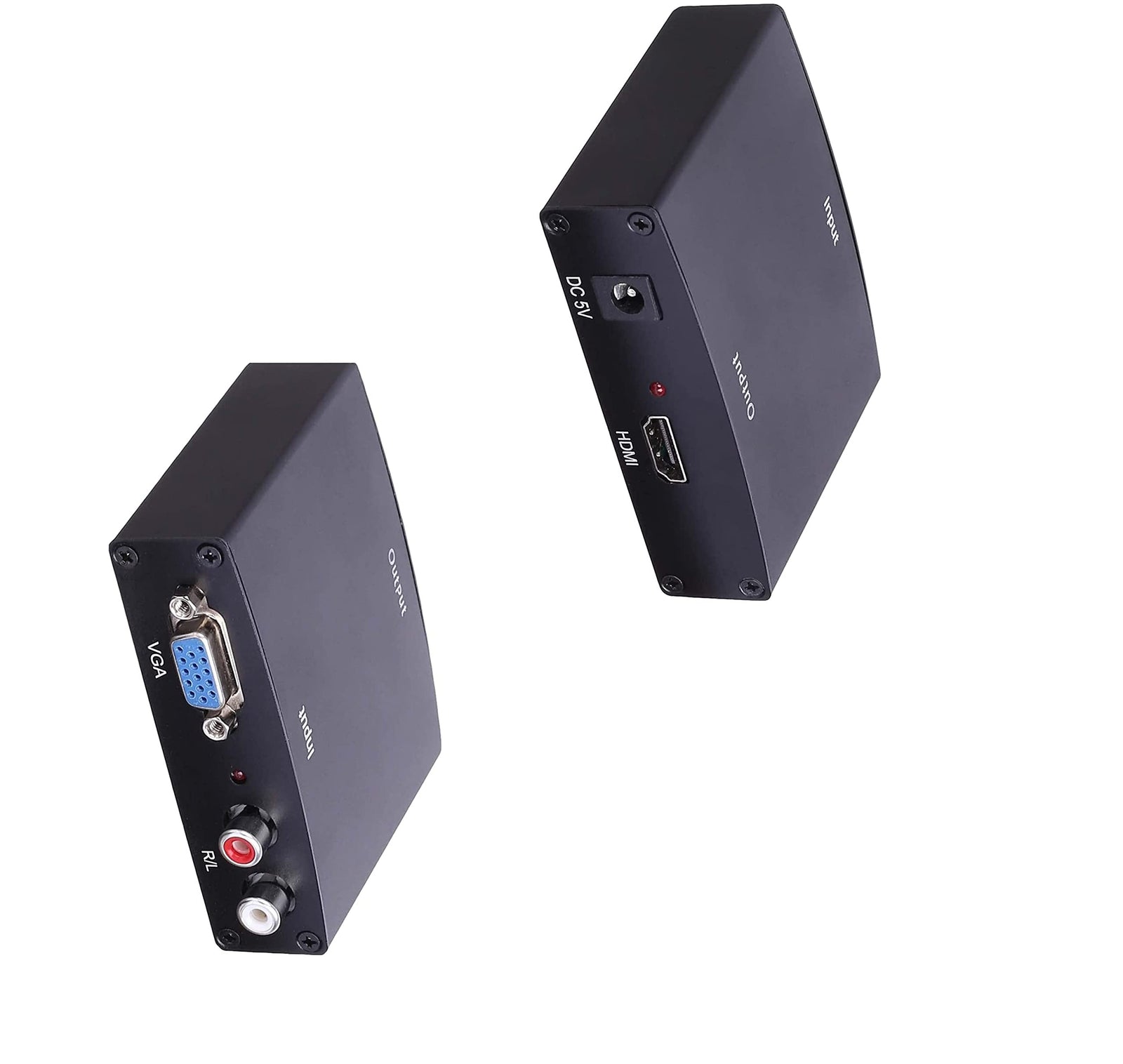 Keendex Vga To Hdmi Converter With Audio Rca - Black