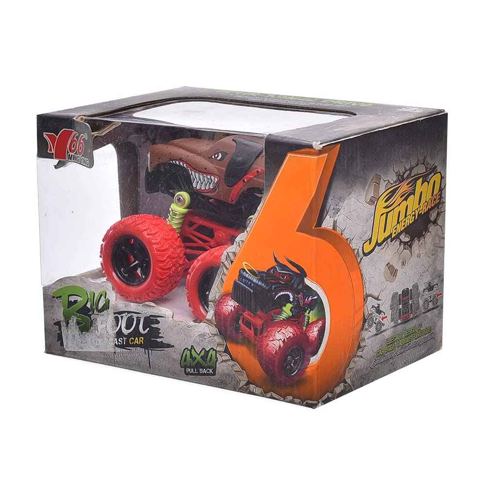 Jumbo energy race bia fool die-cast car with dog design for children - multi color