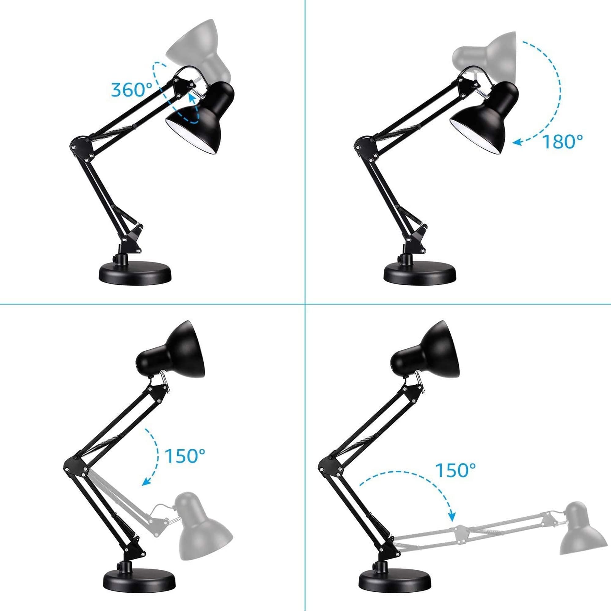 Salvar Adjustable Multi-Joint Desk & Table Lamp – Safqqa Egypt