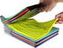 Goldedge T-Shirt Organizer Set for 10 Shirts, Space-Saving Stackable Folding System for Wardrobe & Suitcase Organization (10x1 Set)