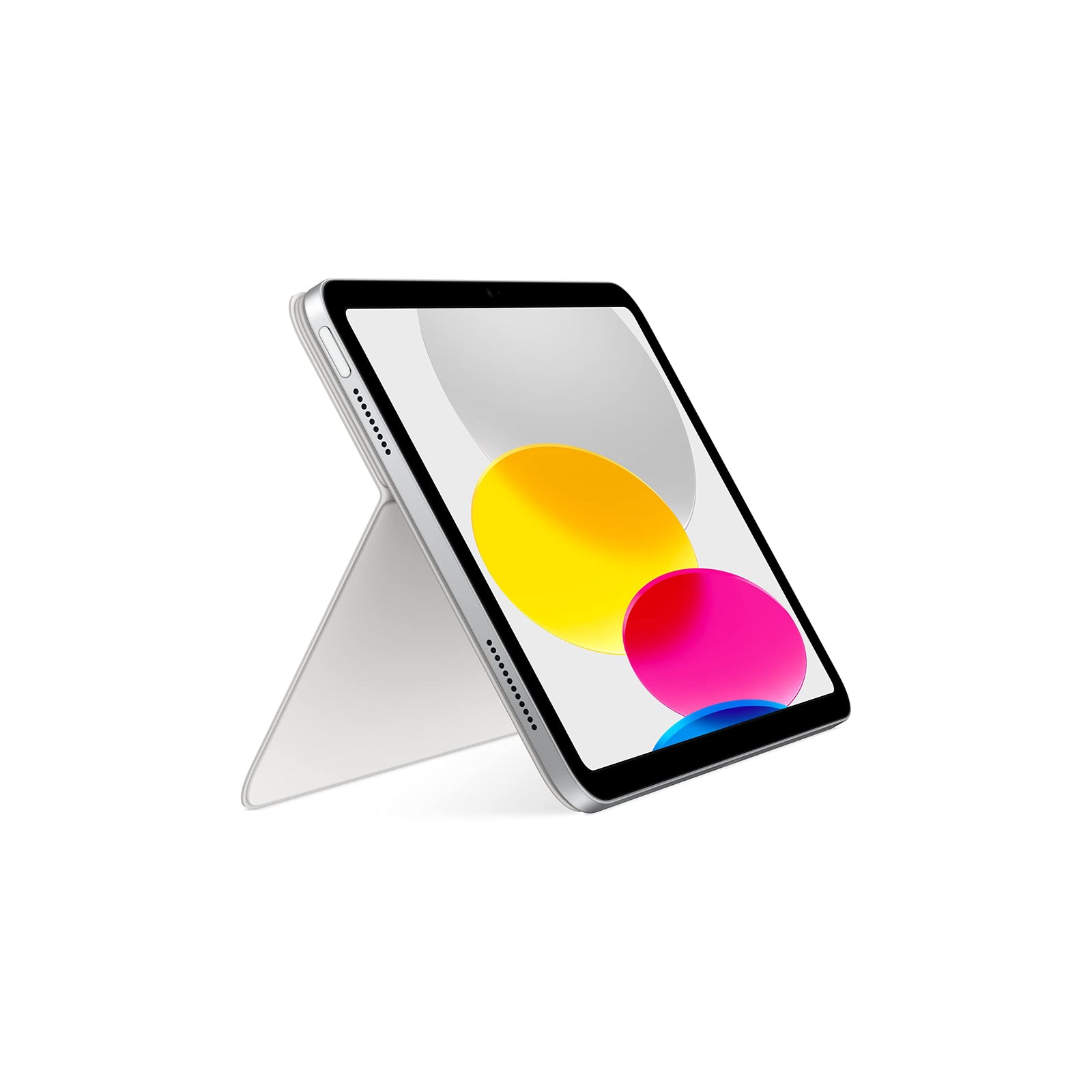 Apple Magic Keyboard Folio: iPad Keyboard and case for iPad (A16 and 10th Generation), Detachable Two-Piece Design That attaches magnetically, Built-in trackpad, US English – White