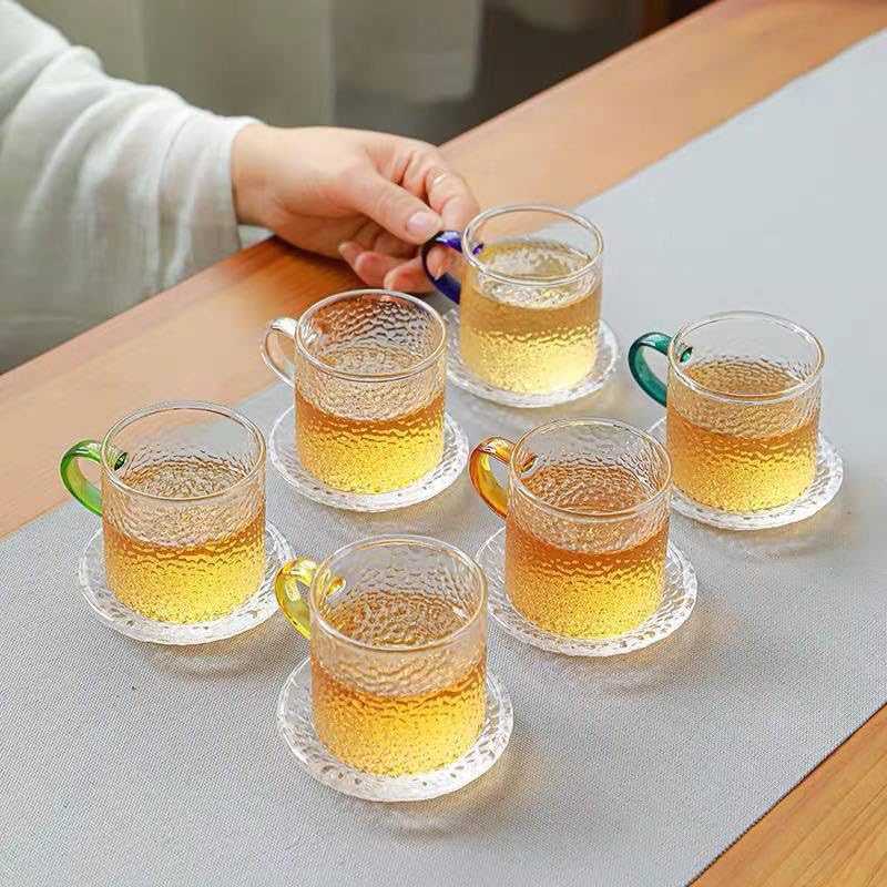 Generic Heat Resistant Glass Cup Set - 6 pieces – Safqqa Egypt