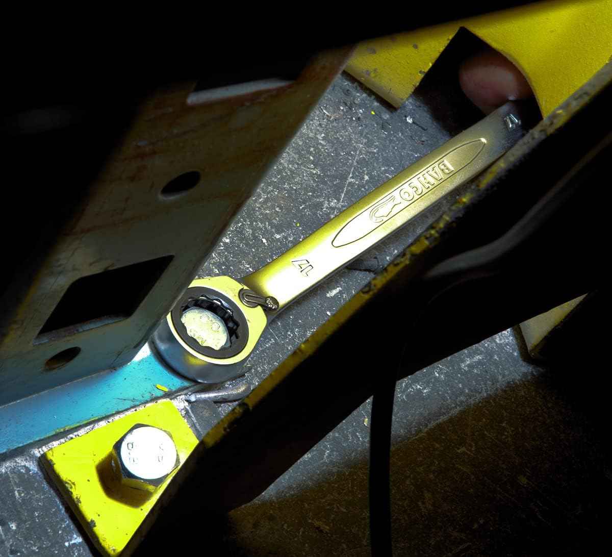 Bahco Ratcheting Combination Wrench, 1Rm-27