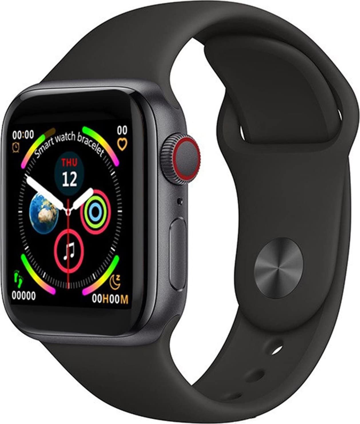 Borofone BD1 smart sports watch call version Smart Watch for Men and bright black