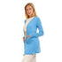 JAMILA Women Basic Plain Open Neckline Cardigan SWEATER
