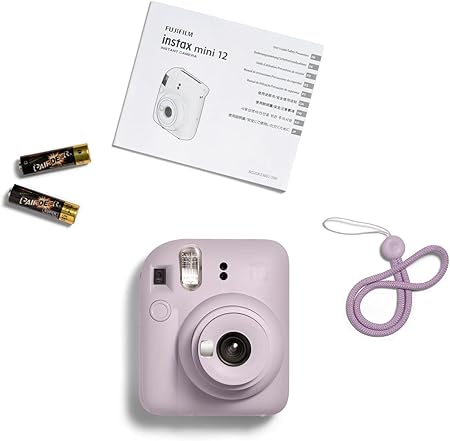 كاميرا فورية Fujifilm Instax Mini 12 Instant Camera – التقط ذكرياتك وشاركها فورًا(Open Box)-بدون فيلم